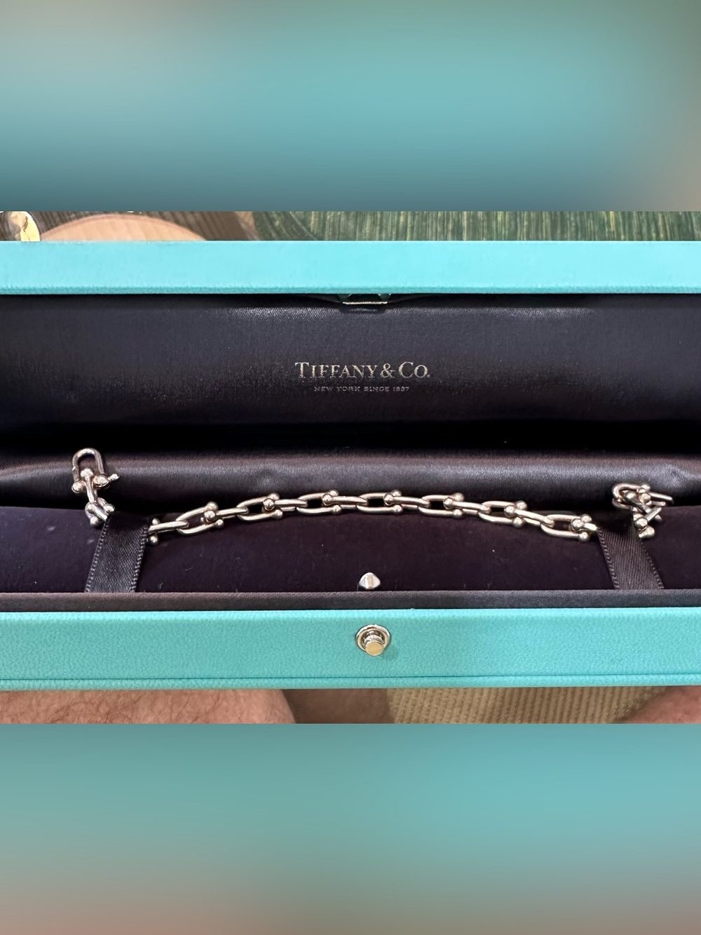 Tiffany & Co. Sterling Silver HardWare small Link Bracelet
